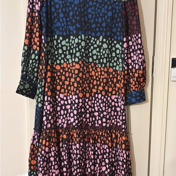 Never Fully Dressed Colorful Long Sleeve Dress - Picture 1 of 1